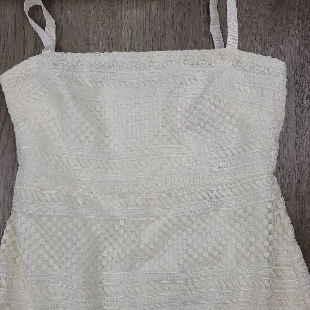 J. Crew Geometric Lace Midi Dress size 6